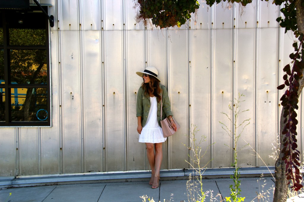 white dress