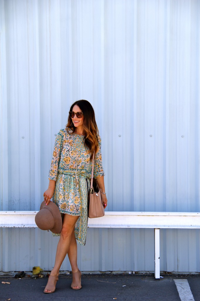 boho floral dress