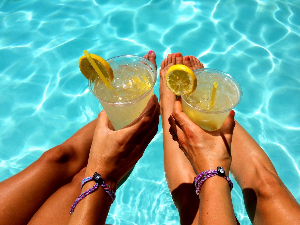 muddled lemonades Parker Hotel Pool