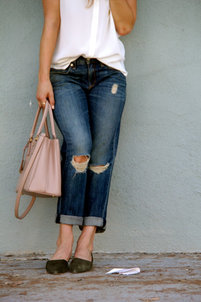 d'orsay flats, boyfriend jeans 