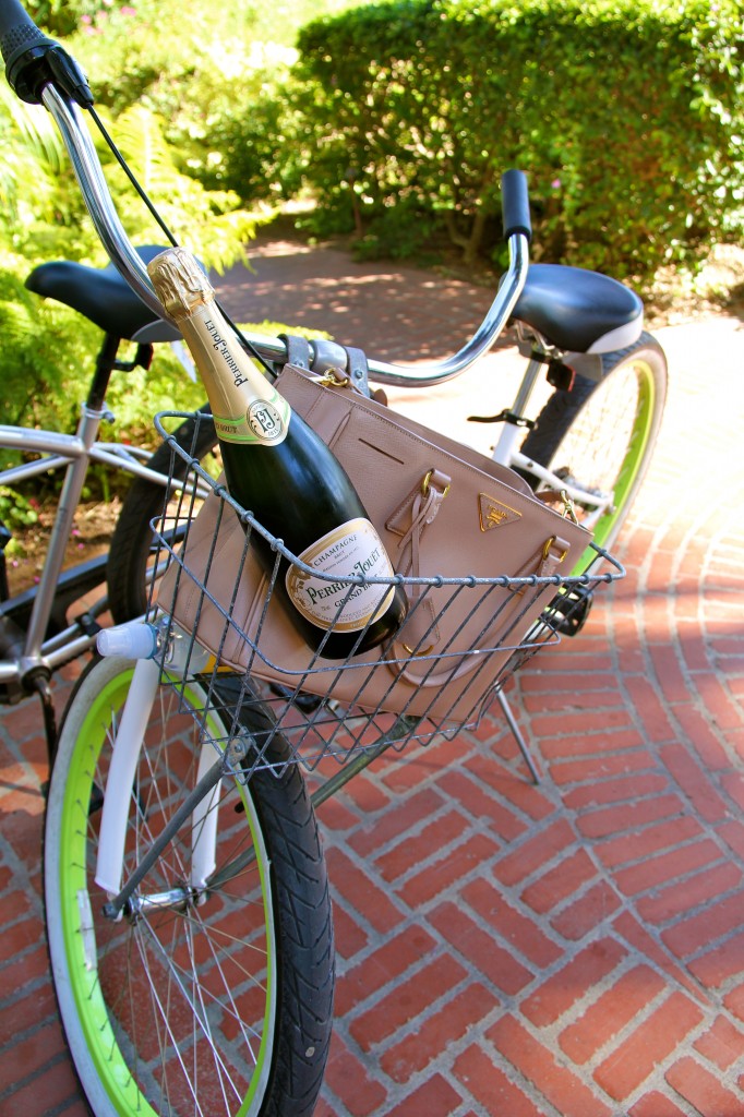 perrier jouet champagne + bike 