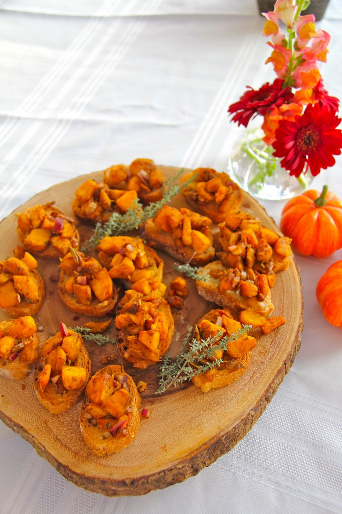 Pumpkin Brushetta 