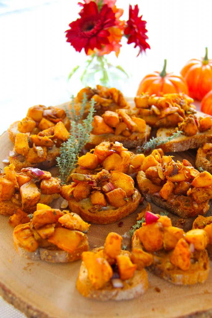 pumpkin brushetta