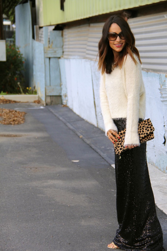 sequin skirt, New Year's Eve 