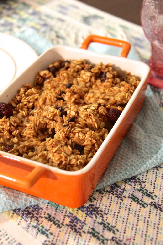 pumpkin breakfast oatmeal bake 