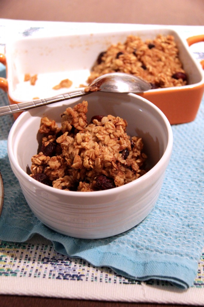 pumpkin breakfast oatmeal bake 