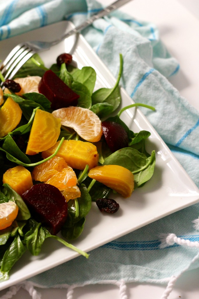 beet and tangerine salad 