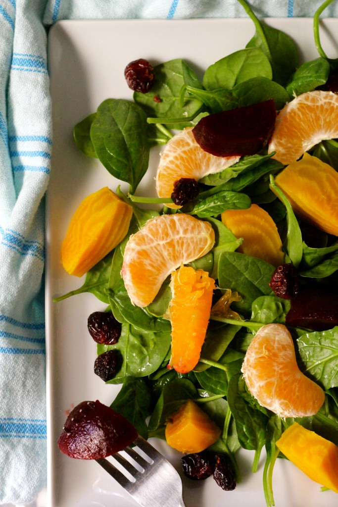 beet and tangerine salad 