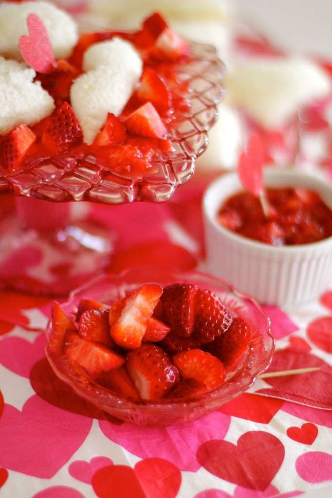 Valentine's angel food cookies 