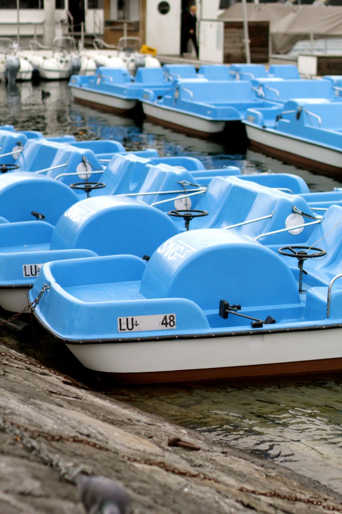 Lake Lucerne Paddle Boats // itsy bitsy indulgences 