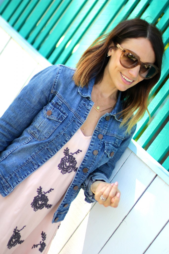  denim jacket // ombre // itsy bitsy indulgences 