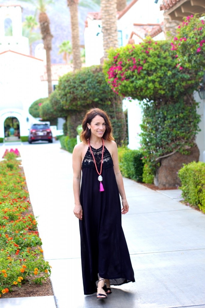 black maxi dress, summer dresses, itsy bitsy indulgences 