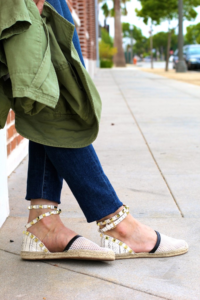 rebecca minkoff studded espadrilles, itsy bitsy indulgences 