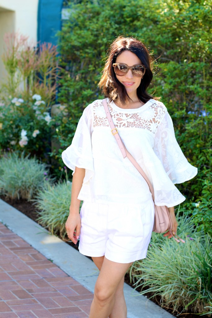 white lace top, itsy bitsy indulgences 