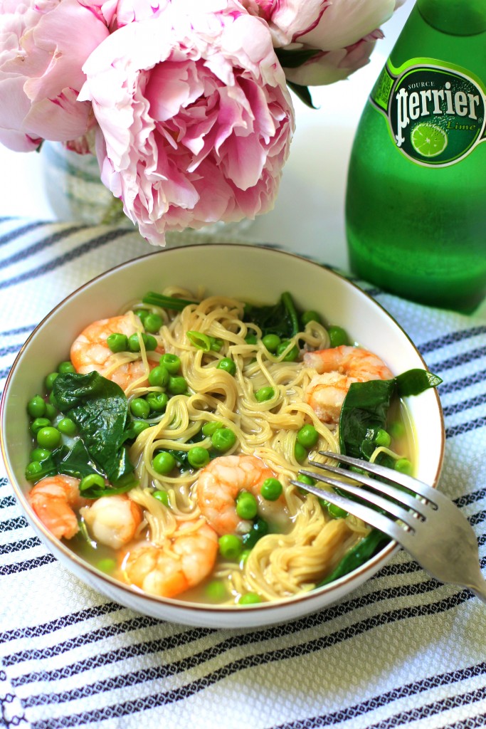 shrimp ramen soup, itsy bitsy indulgences