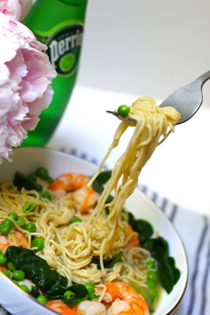 shrimp ramen soup, itsy bitsy indulgences 