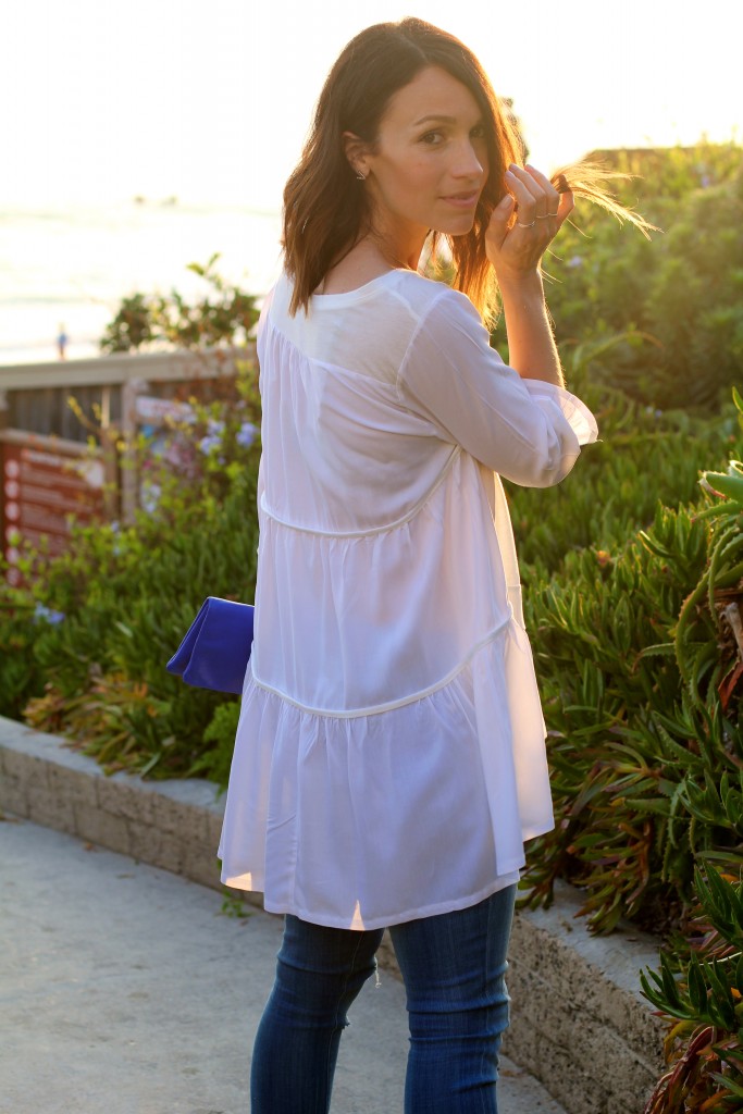 long white blouse, itsy bitsy indulgences 