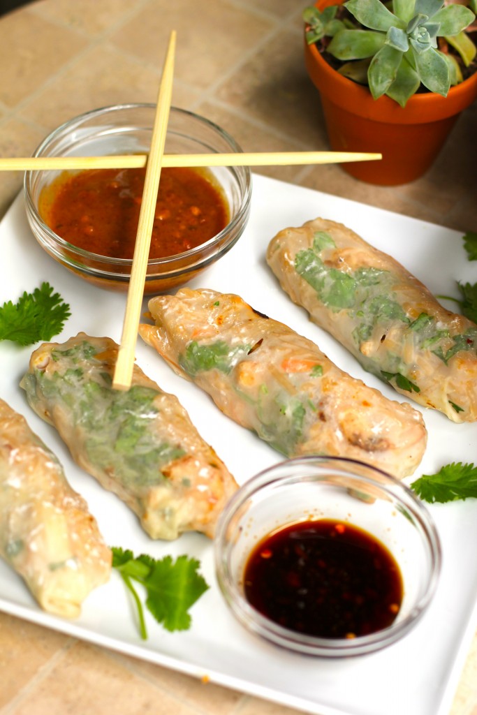 spring rolls, itsy bitsy indulgences 