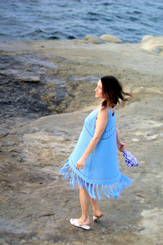 blue fringe dress, itsy bitsy indulgences 