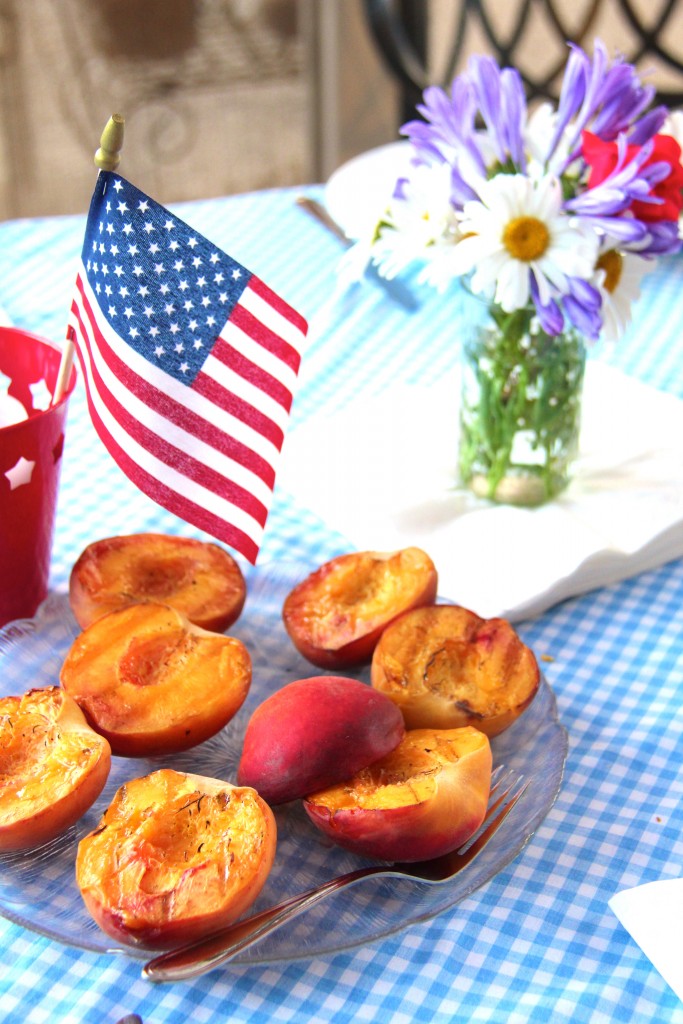 grilled peaches, itsy bitsy indulgences 