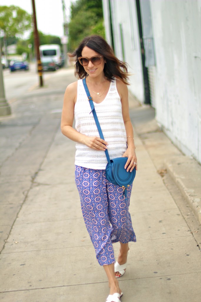 summer culottes, itsy bitsy indulgences 