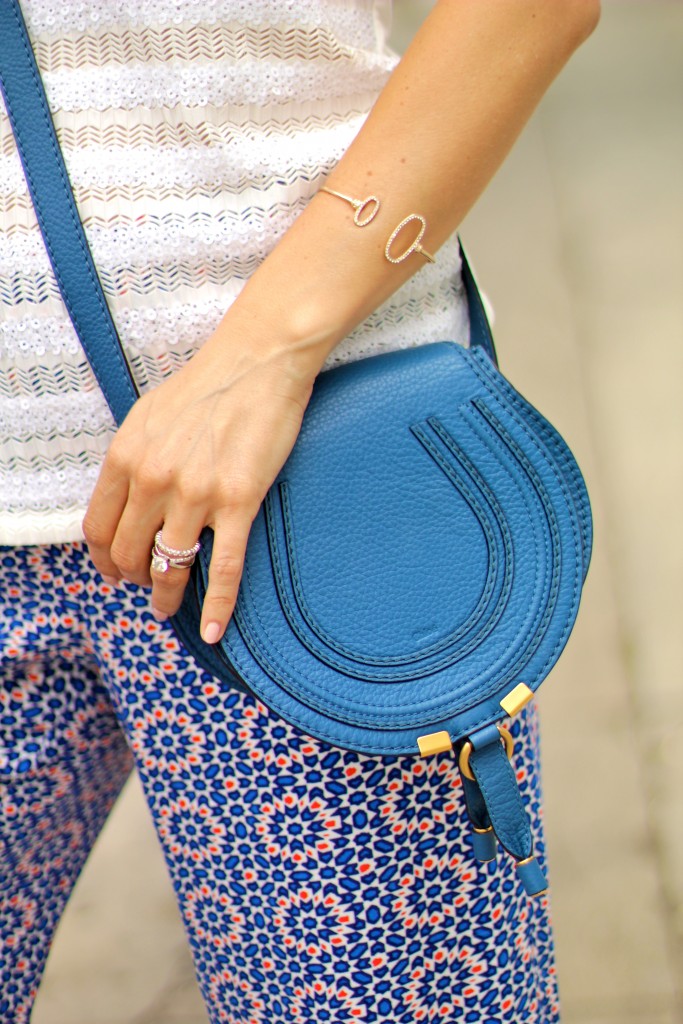 blue mini marcie chloe purse, itsy bitsy indulgences 