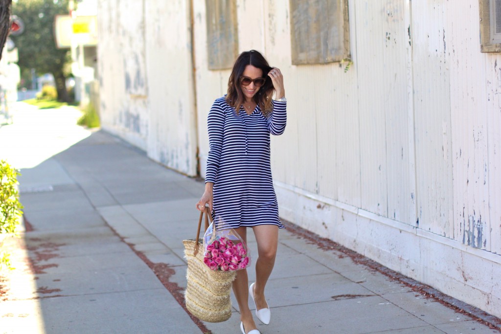 striped sun protection dress, itsy bitsy indulgences 