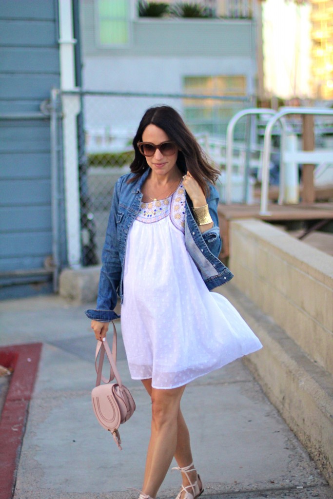 white summer dress, itsy bitsy indulgences 