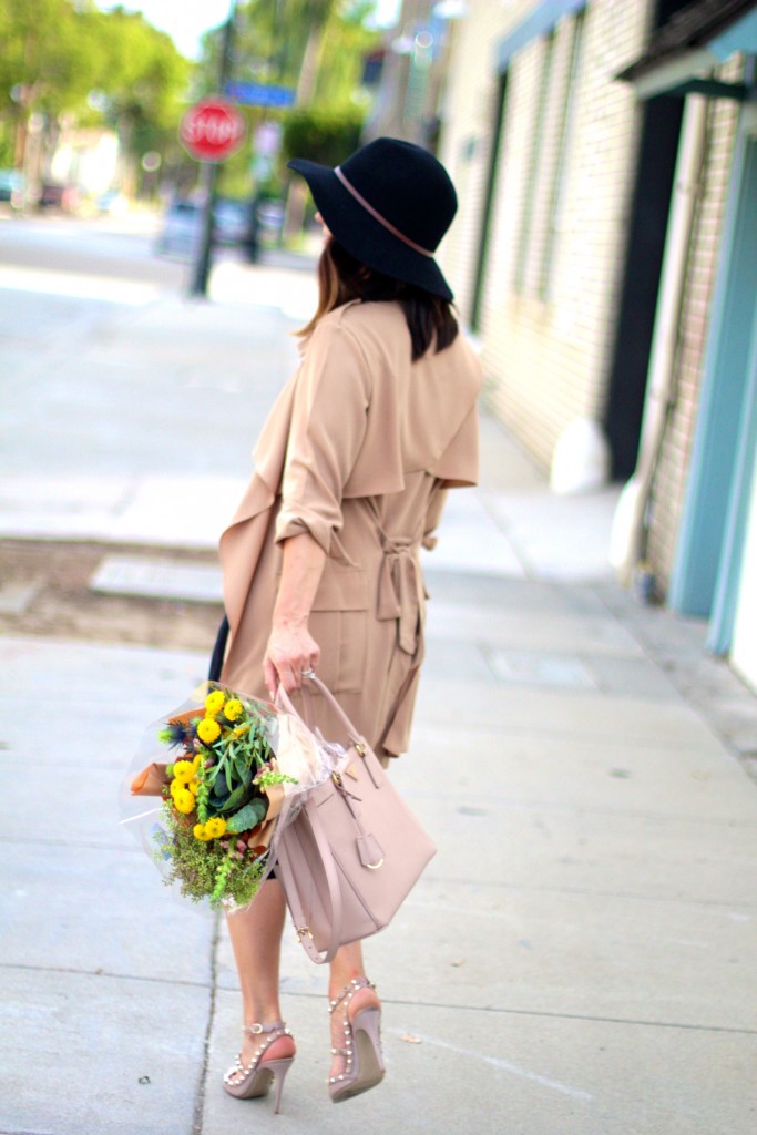 belted trench coat, itsy bitsy indulgences 