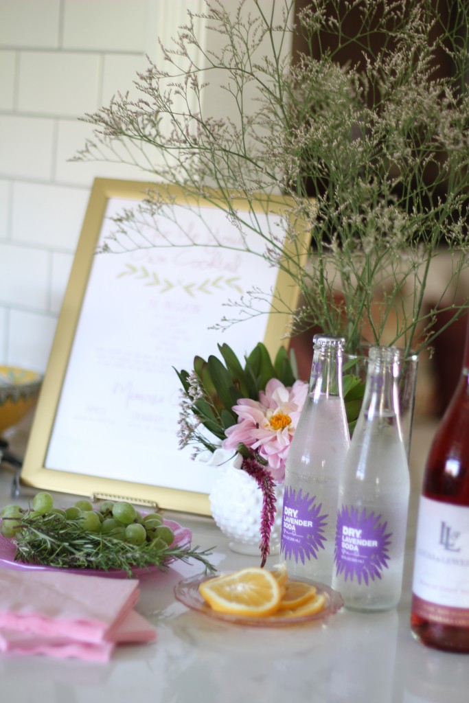 cocktail menu, rustic backyard baby shower, itsy bitsy indulgences 