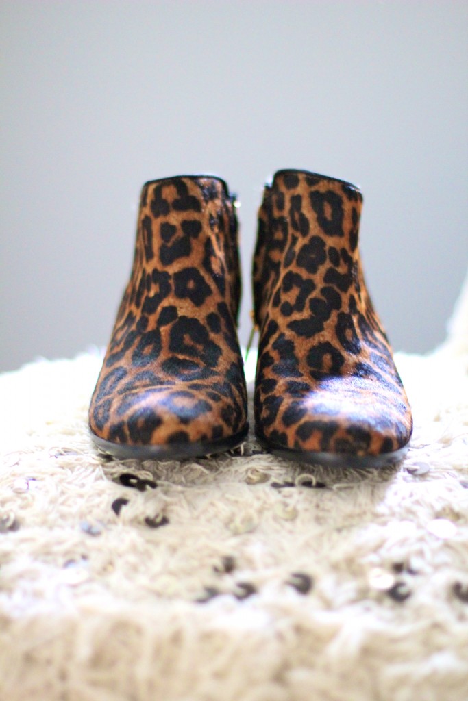 leopard booties, itsy bitsy indulgences 