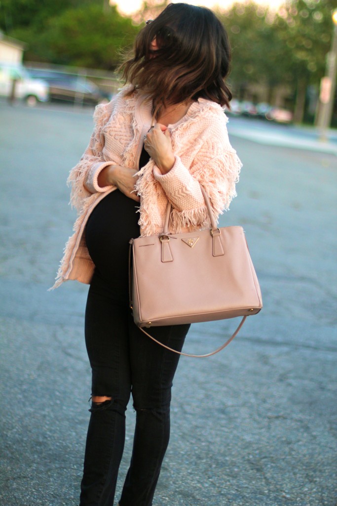 pink fringe jacket, itsy bitsy indulgences 