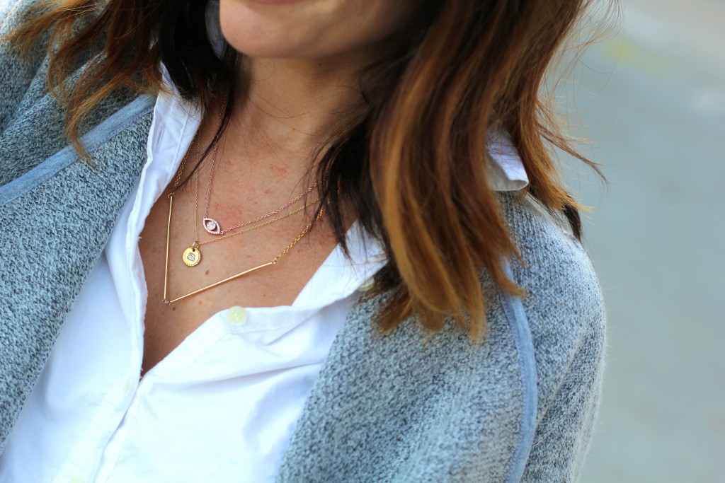 dainty gold necklaces, itsy bitsy indulgences 