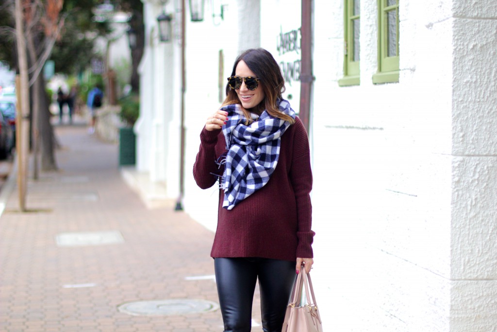 plaid scarf, itsy bitsy indulgences 