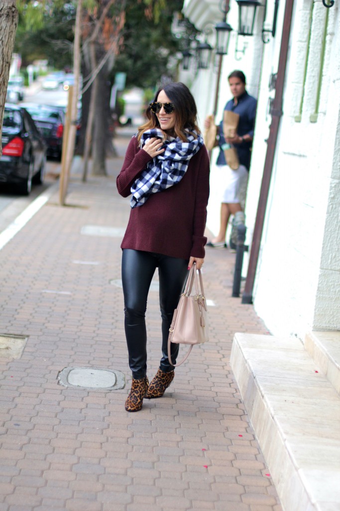 leather pants and leopard booties, itsy bitsy indulgences 