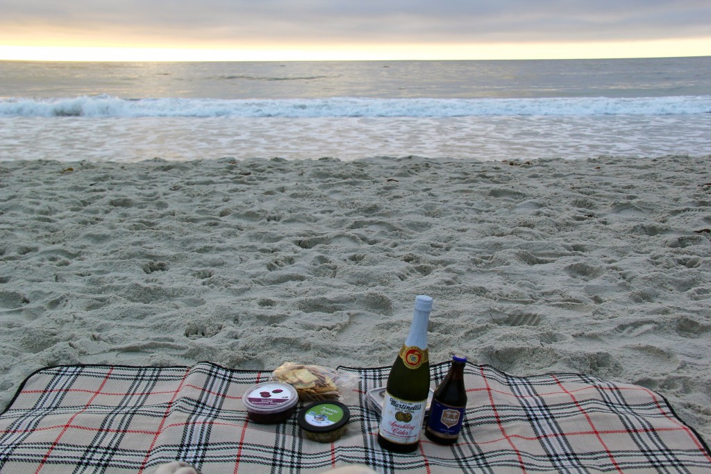 sunset picnic, carmel ca, itsy bitsy indulgences 