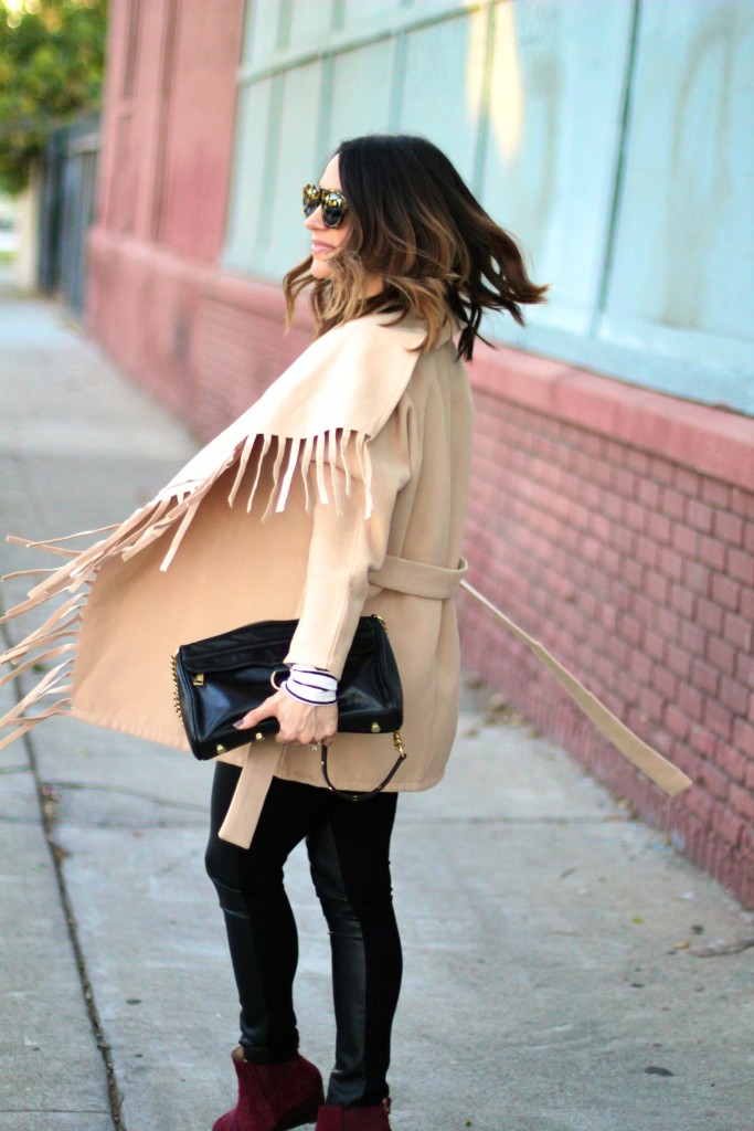 fringe coat, itsy bitsy indulgences 