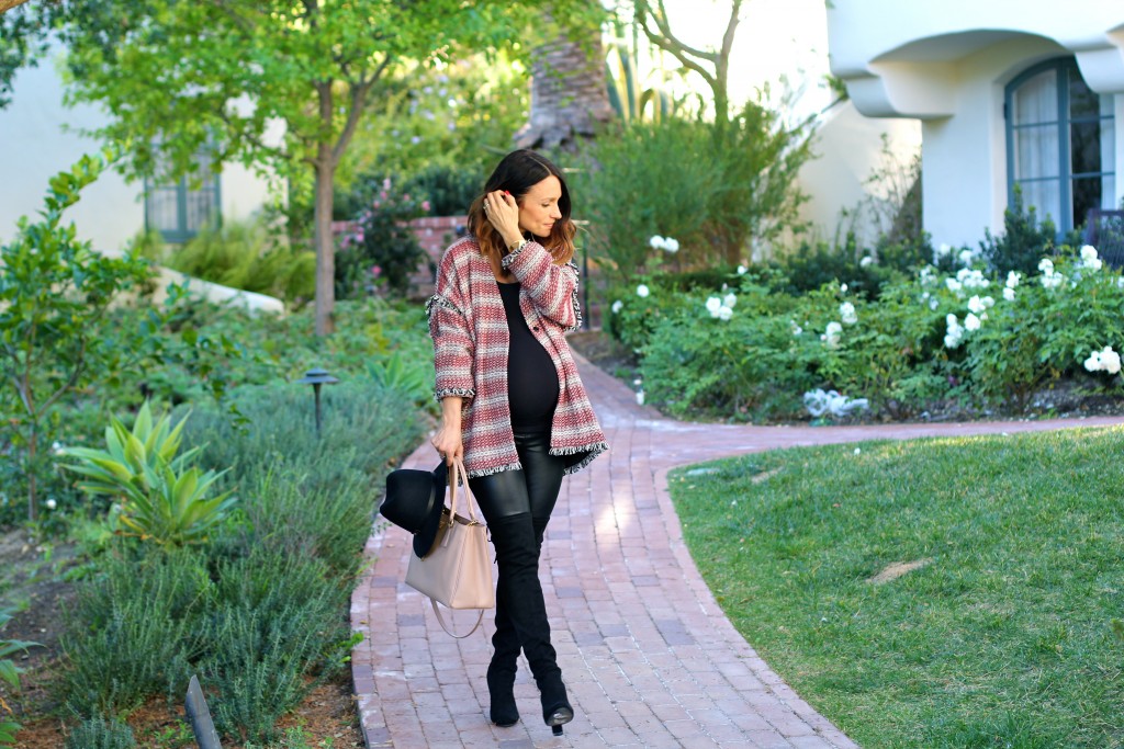 the hatch collection tweed jacket, pregnancy style, itsy bitsy indulgences 