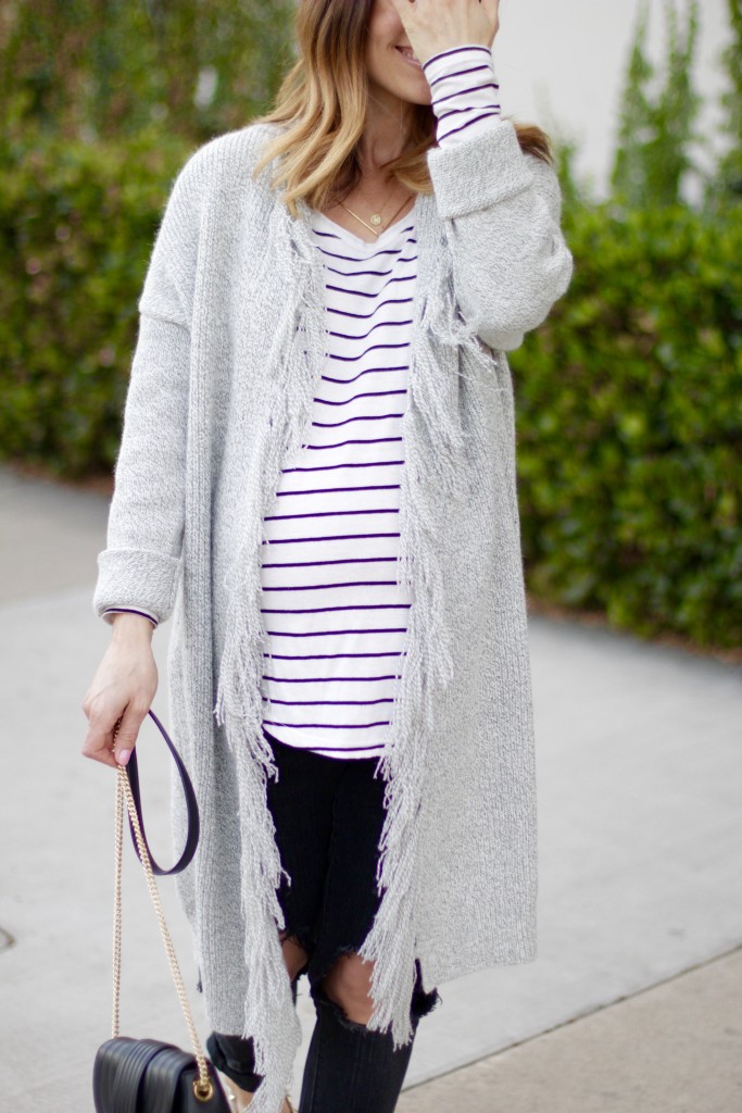 stripe tee and ripped denim, itsy bitsy indulgences 