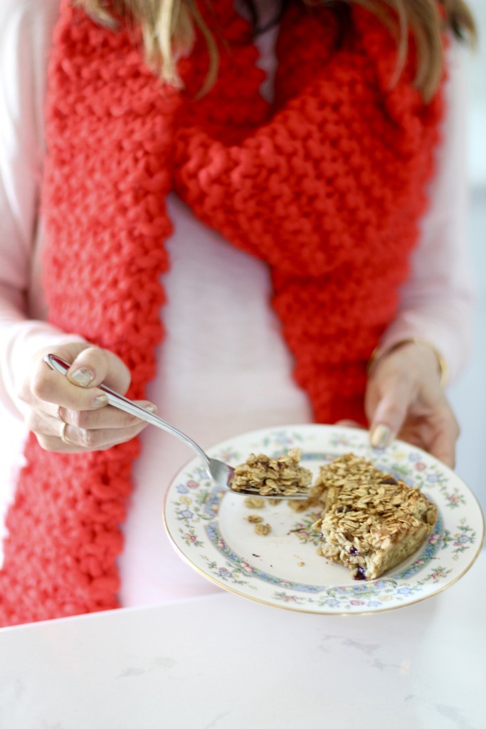 cinnamon oatmeal bake, itsy bitsy indulgences 