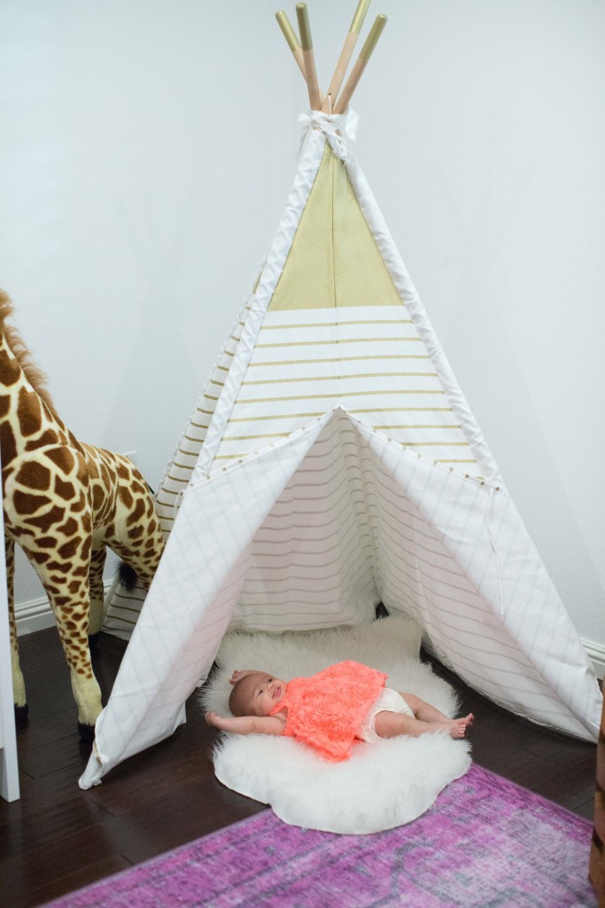 tipi in nursery, itsy bitsy indulgences 