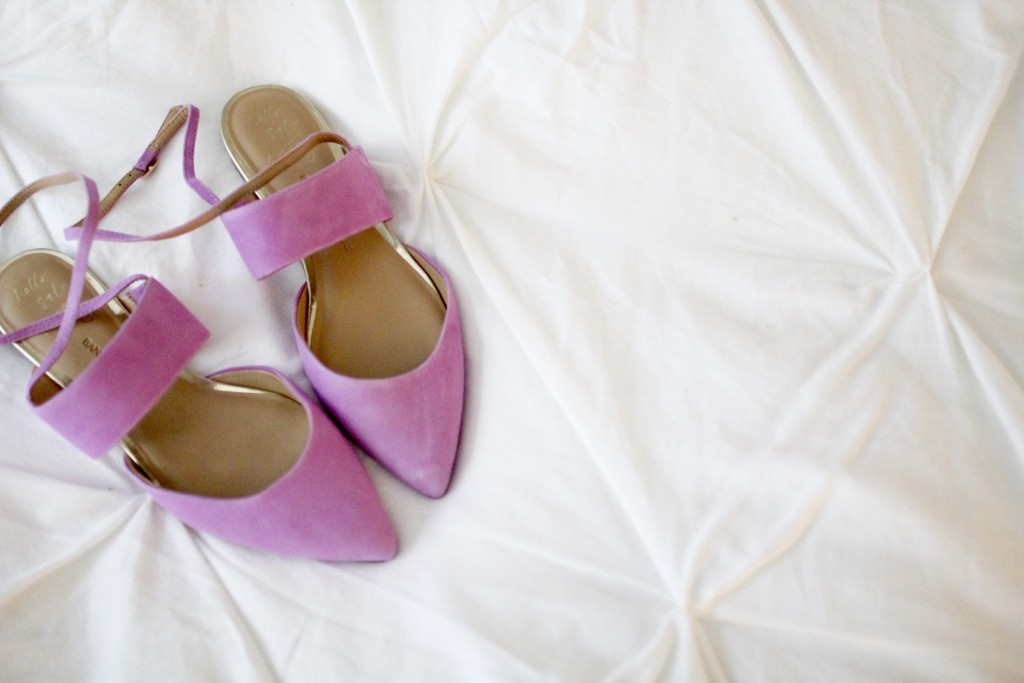 banana republic flats, itsy bitsy indulgences 