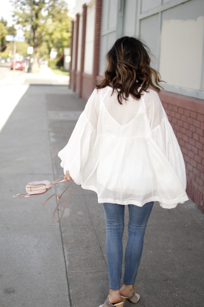 casual white blouse, itsy bitsy indulgences 