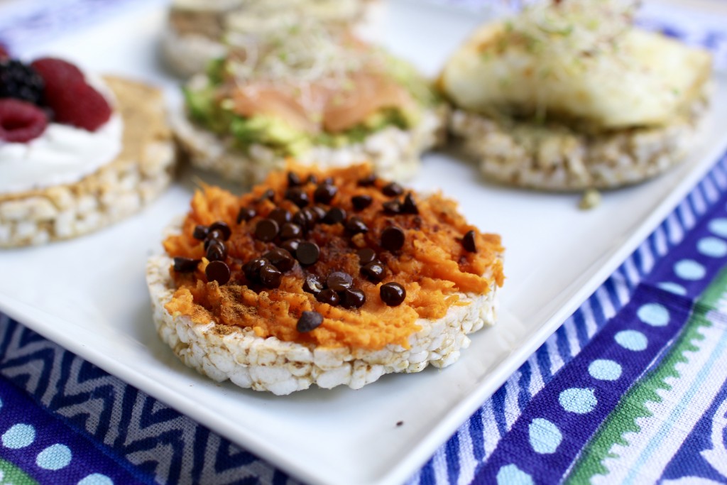 rice cakes 5 ways, itsy bitsy indulgences 