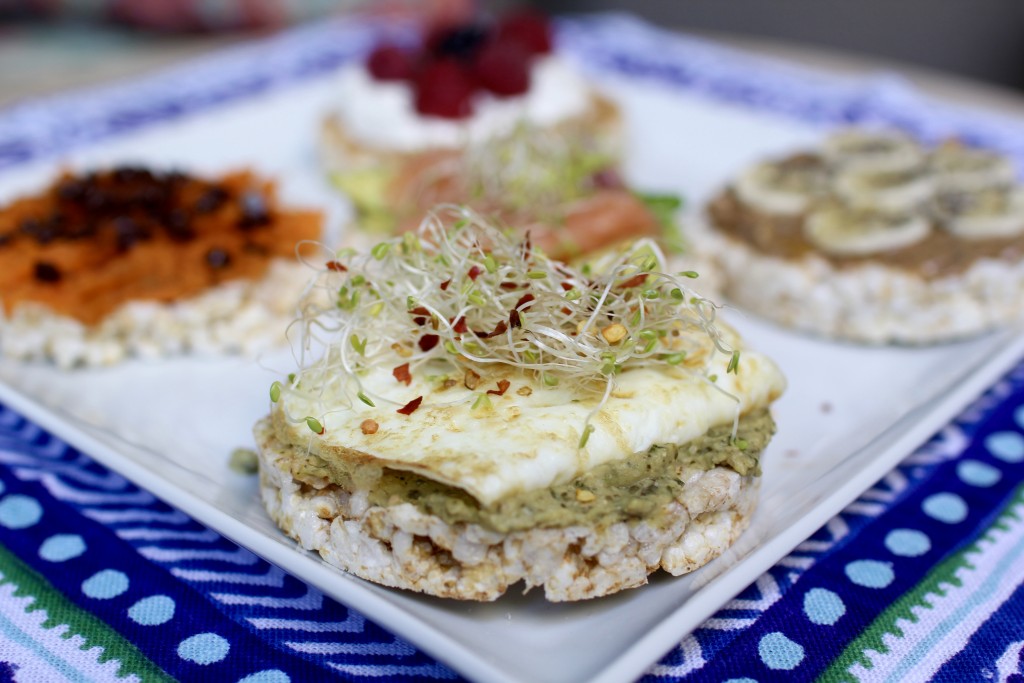 rice cakes 5 ways, itsy bitsy indulgences 