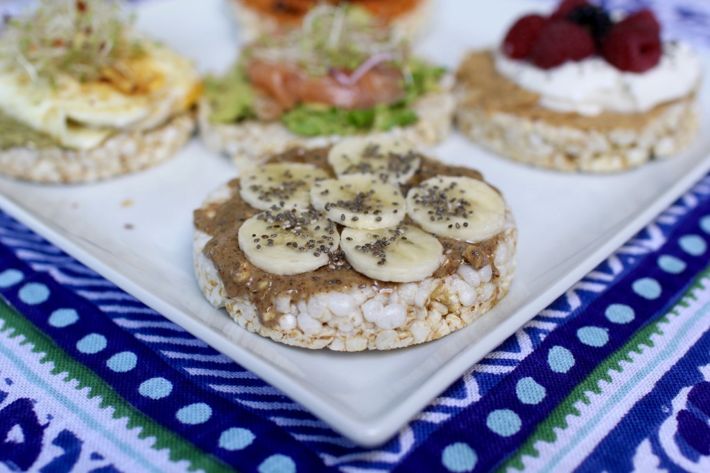 rice cakes 5 ways, itsy bitsy indulgences 