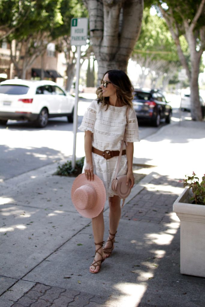 white lace dress, itsy bitsy indulgences 