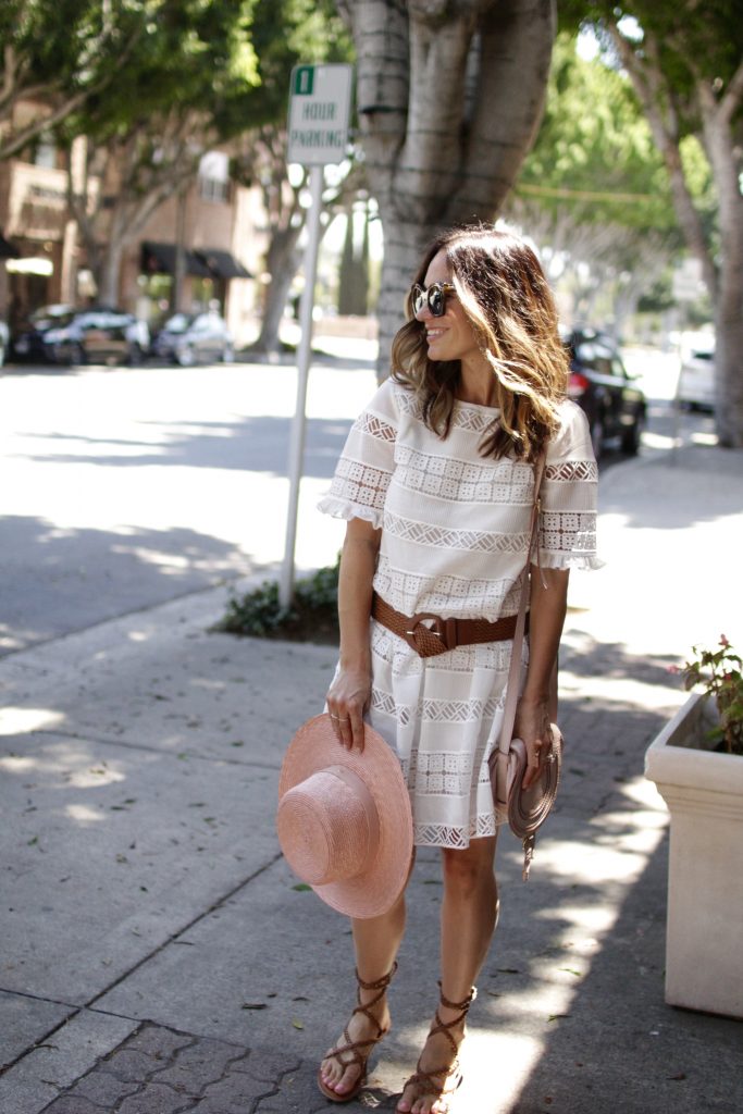 white lace dress, itsy bitsy indulgences 