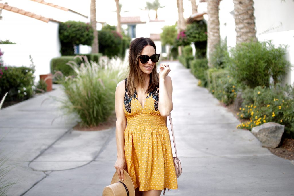 free people summer dress, itsy bitsy indulgences 