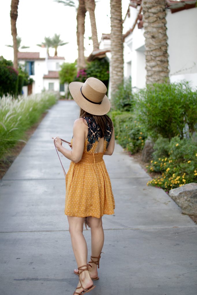 summer free people dress, itsy bitsy indulgences 